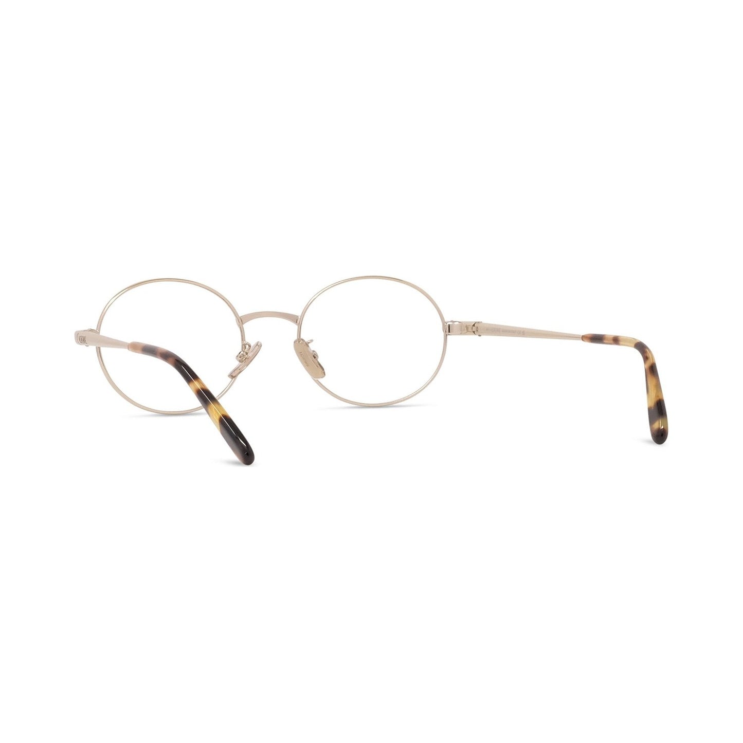 Slim Gold Pantos Eyeglasses