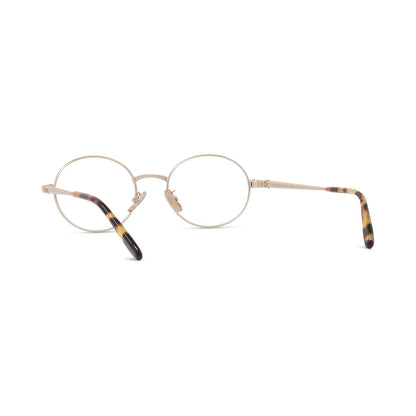 Slim Gold Pantos Eyeglasses