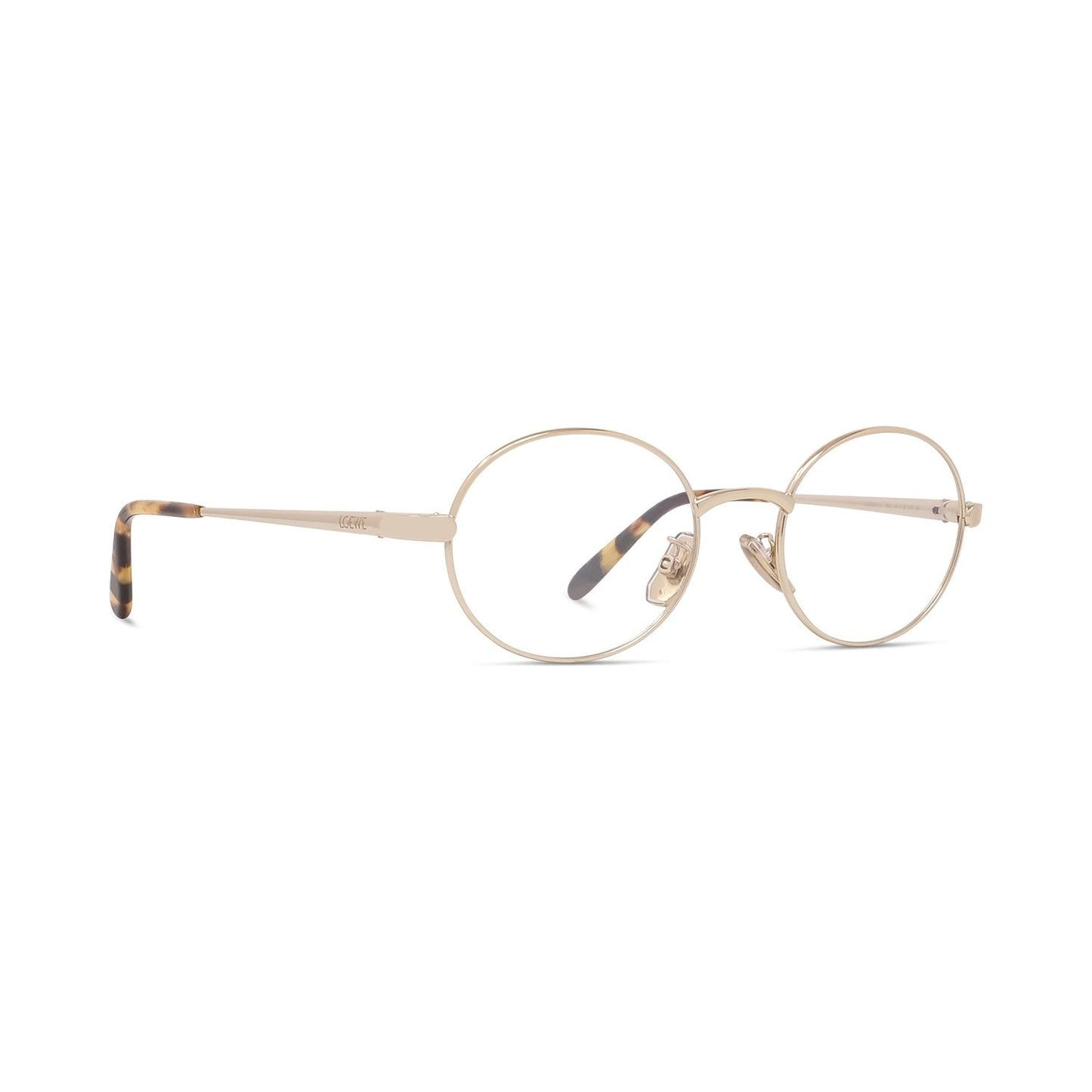 Slim Gold Pantos Eyeglasses