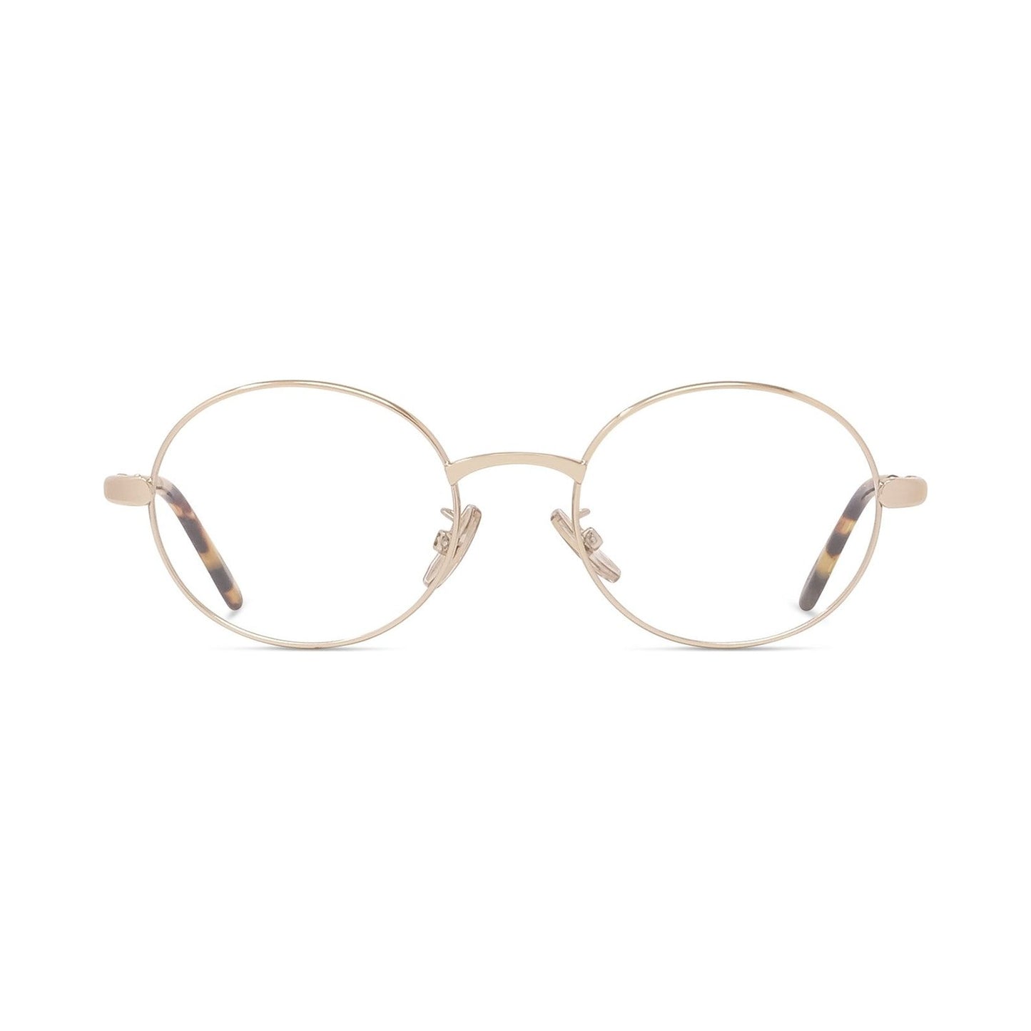Slim Gold Pantos Eyeglasses