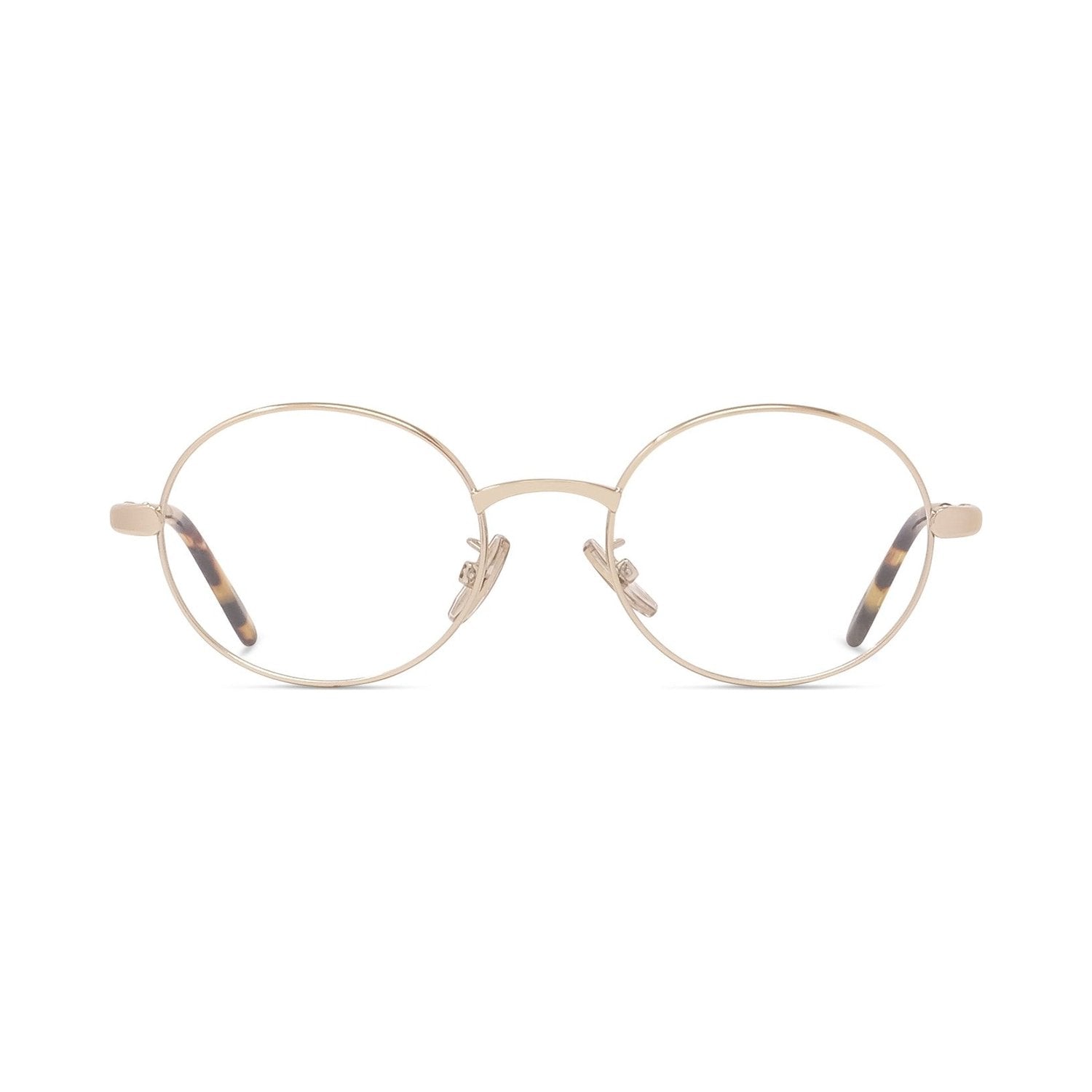 Slim Gold Pantos Eyeglasses