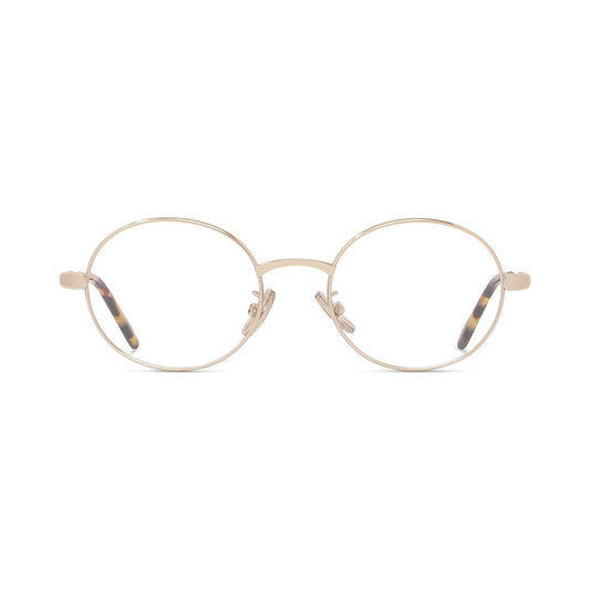 Slim Gold Pantos Eyeglasses