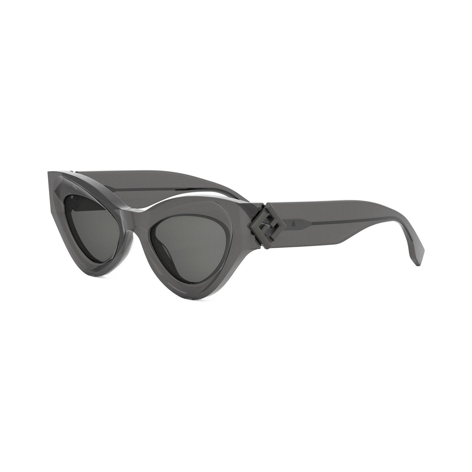 FF Diamonds Grey Cat Eye Sunglasses