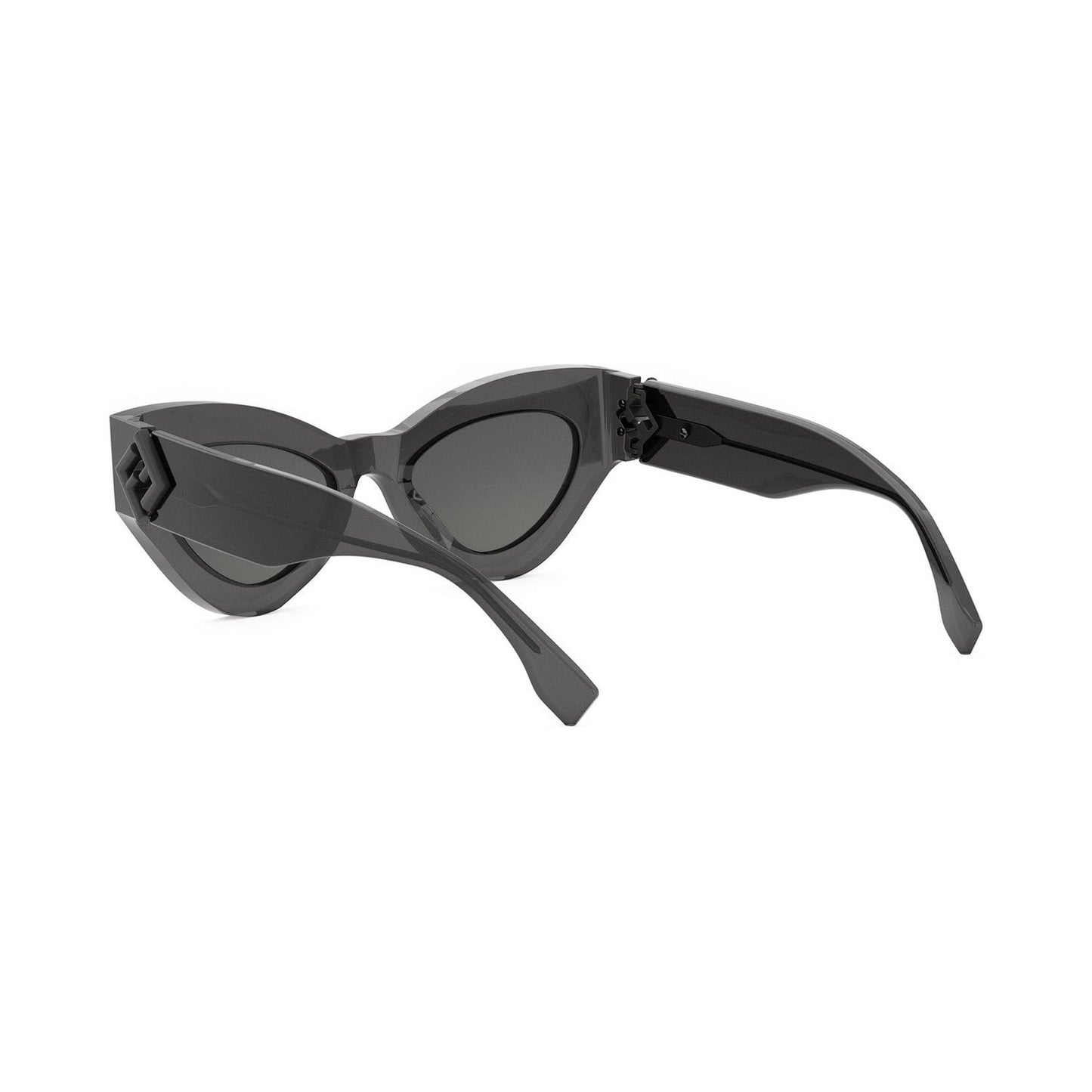 FF Diamonds Grey Cat Eye Sunglasses