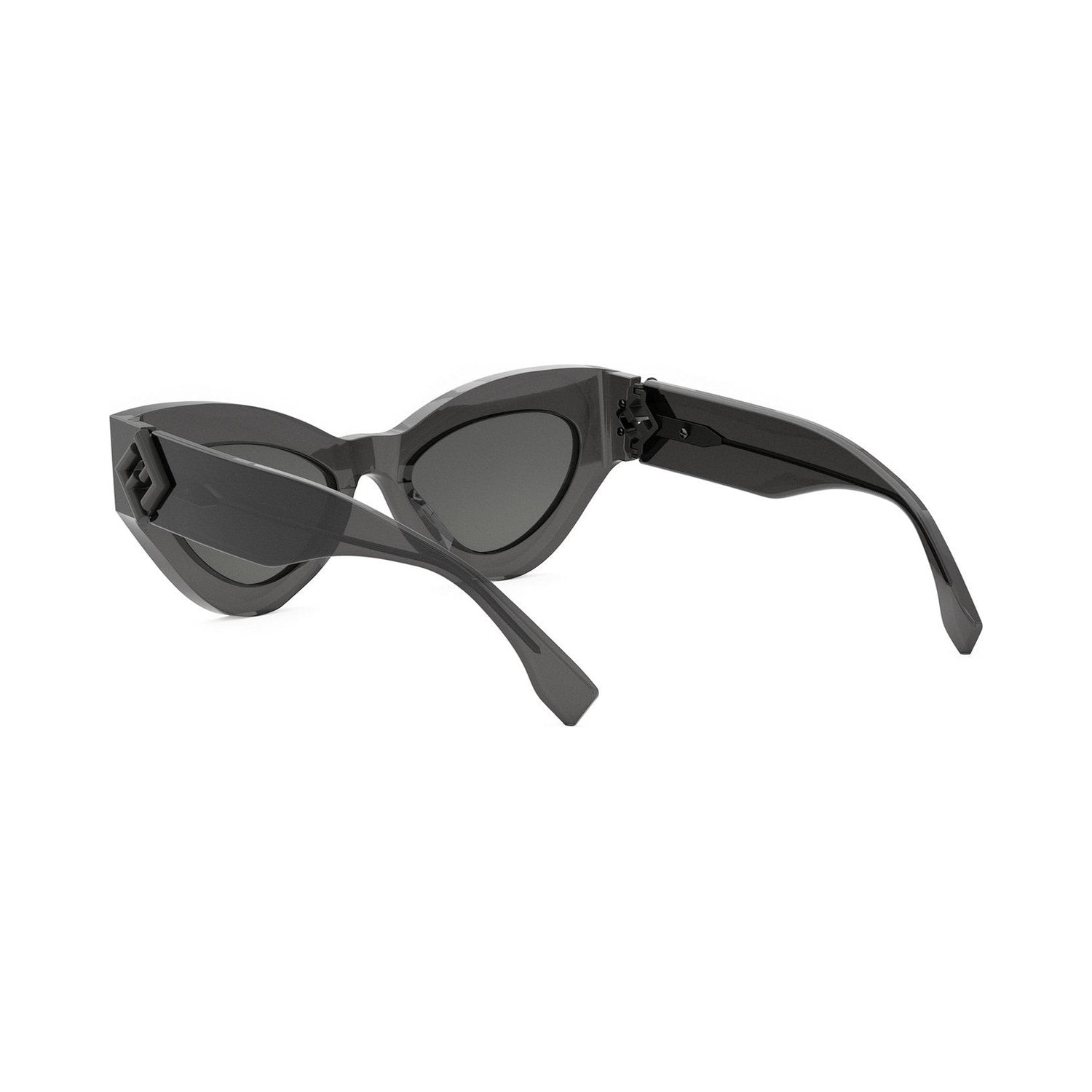 FF Diamonds Grey Cat Eye Sunglasses