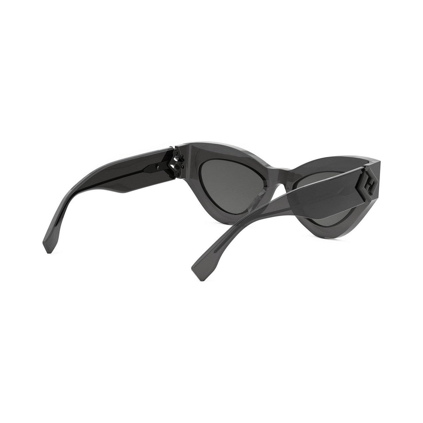 FF Diamonds Grey Cat Eye Sunglasses