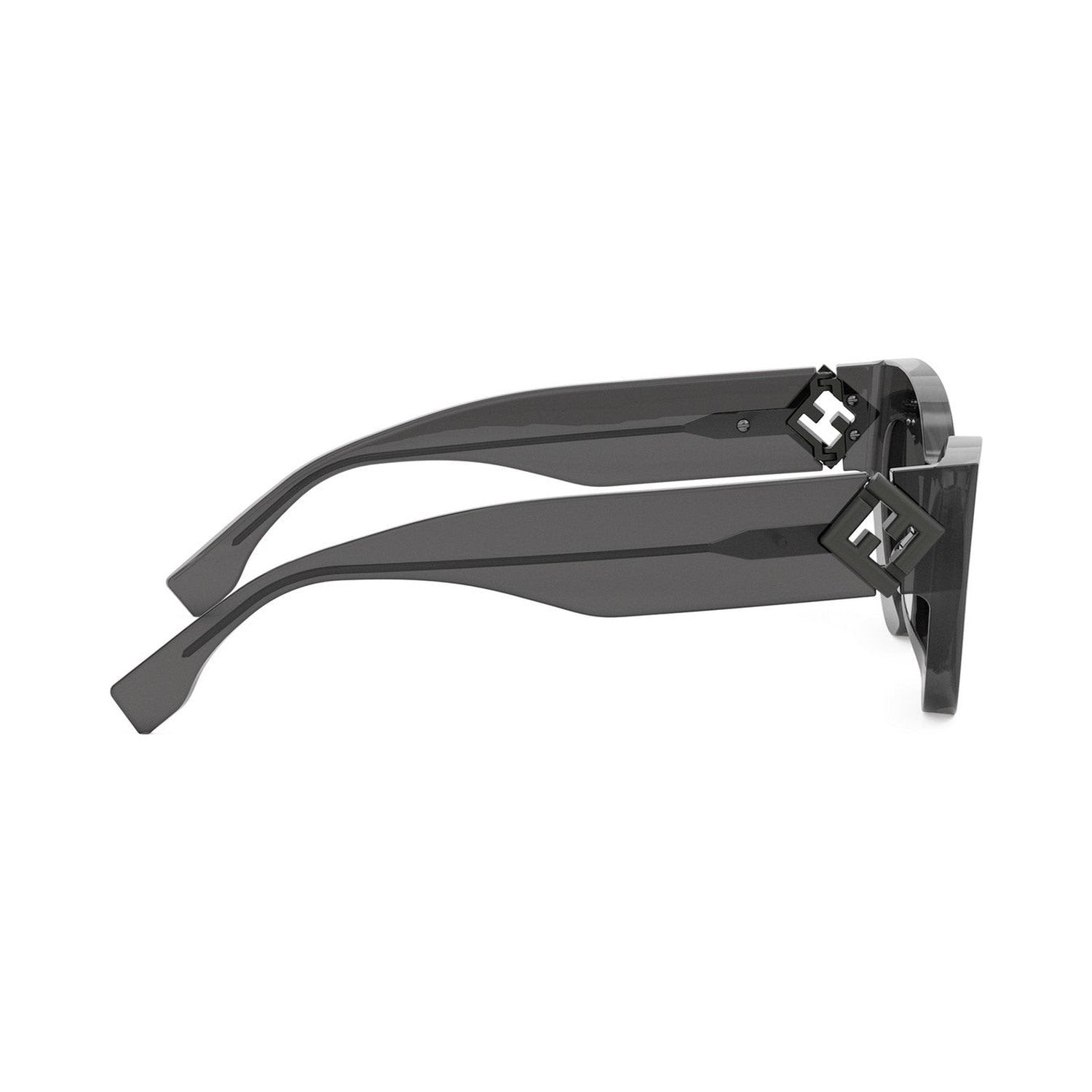 FF Diamonds Grey Cat Eye Sunglasses