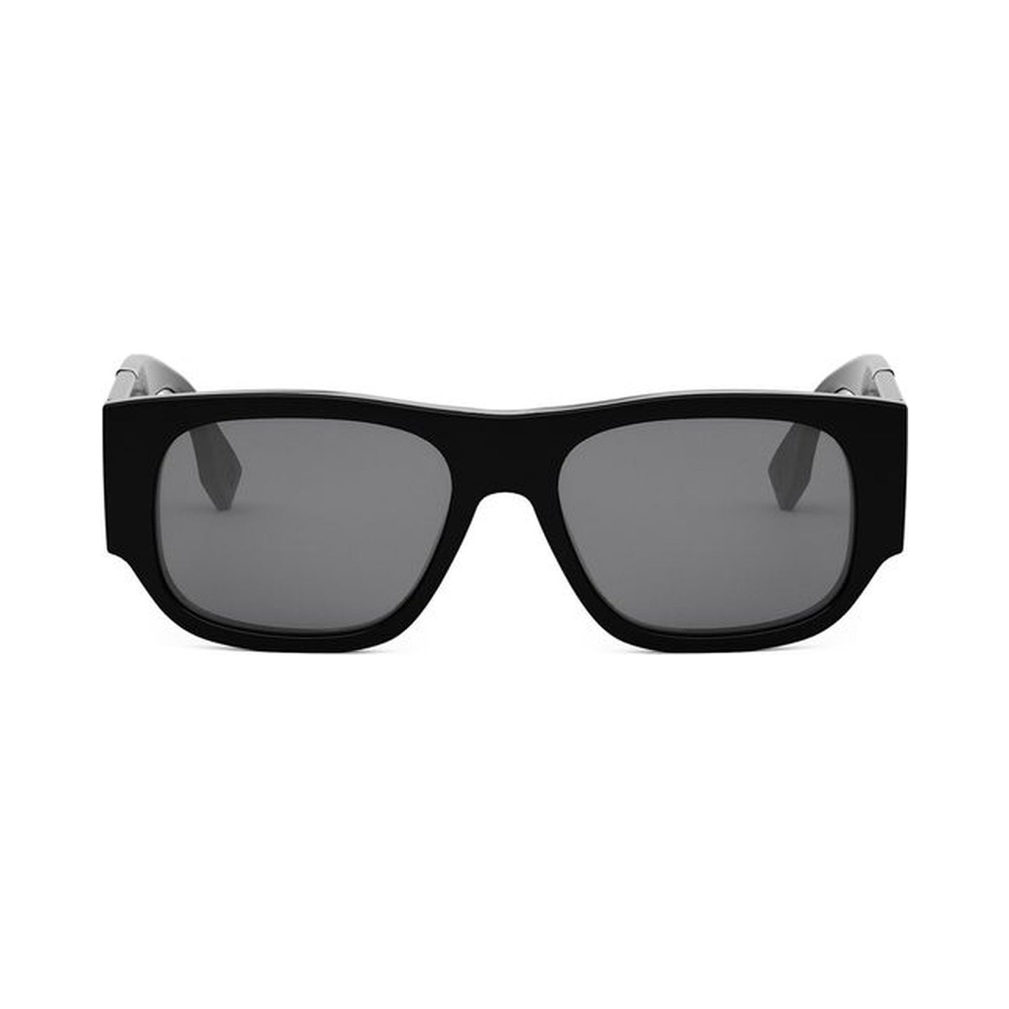 Fendi Diagonal Black Rectangular Sunglasses