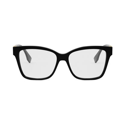 FF Diamonds Black Square Eyeglasses