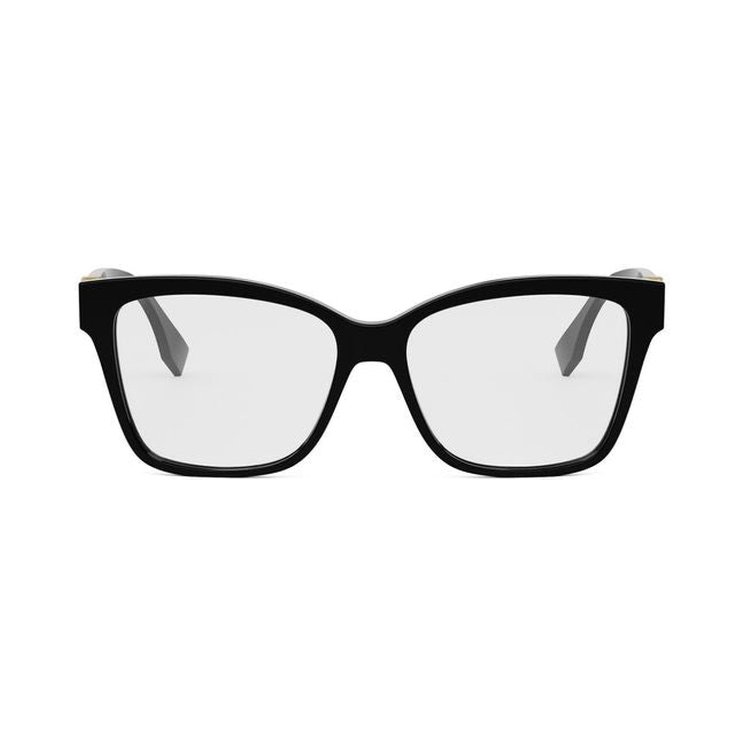 FF Diamonds Black Square Eyeglasses