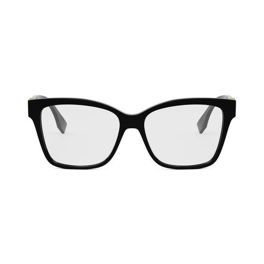 FF Diamonds Black Square Eyeglasses