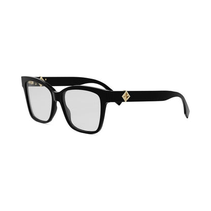 FF Diamonds Black Square Eyeglasses