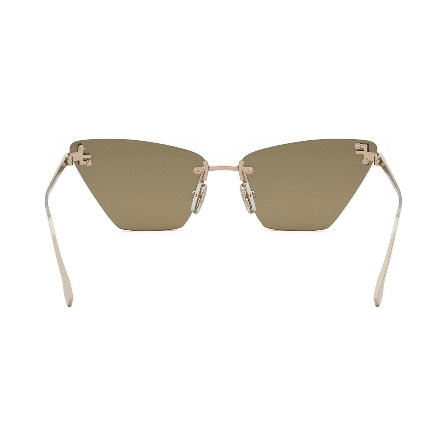 Fendi First Crystal Rose Cat Eye Sunglasses