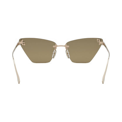 Fendi First Crystal Rose Cat Eye Sunglasses