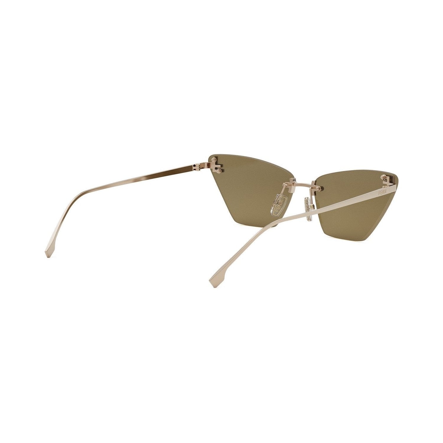 Fendi First Crystal Rose Cat Eye Sunglasses