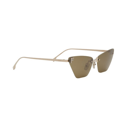 Fendi First Crystal Rose Cat Eye Sunglasses
