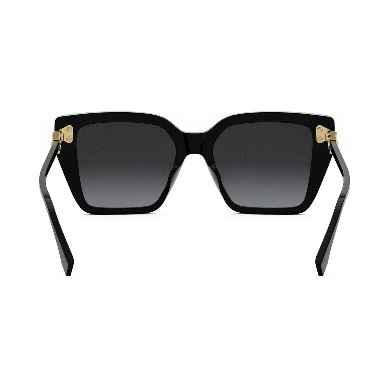 FF Diamonds Black Square Sunglasses