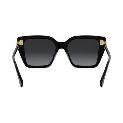FF Diamonds Black Square Sunglasses