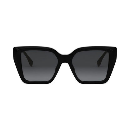 FF Diamonds Black Square Sunglasses