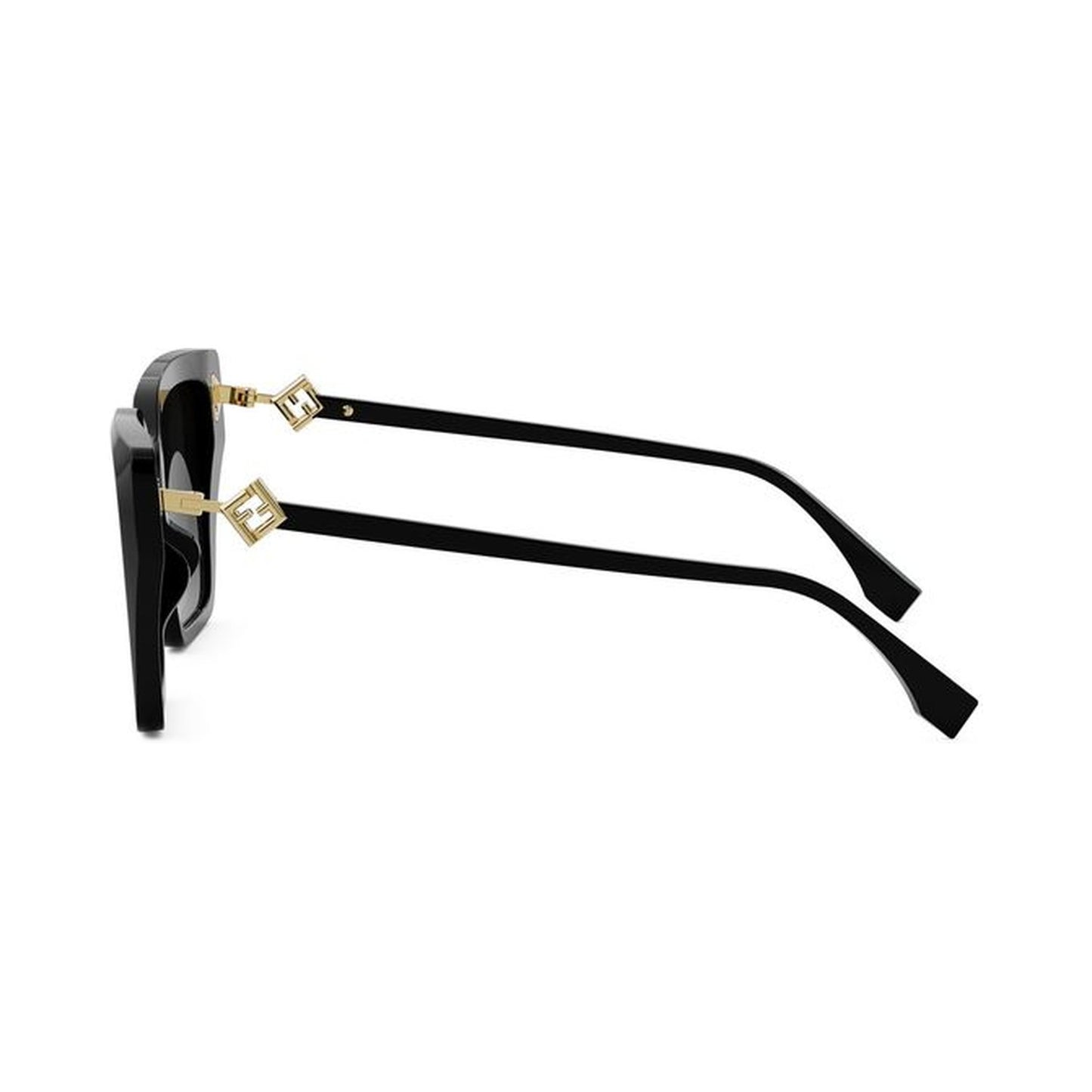 FF Diamonds Black Square Sunglasses