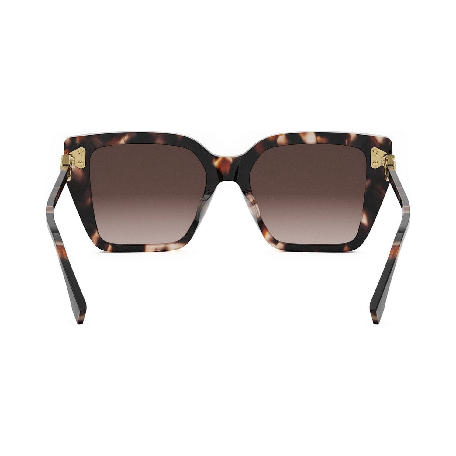 FF Diamonds Havana Square Sunglasses