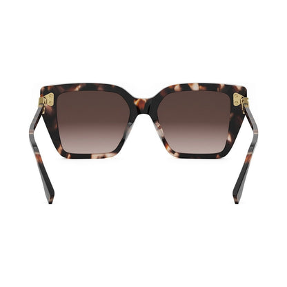 FF Diamonds Havana Square Sunglasses