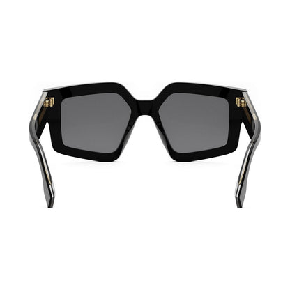 Fendi Roma Black Square Sunglasses