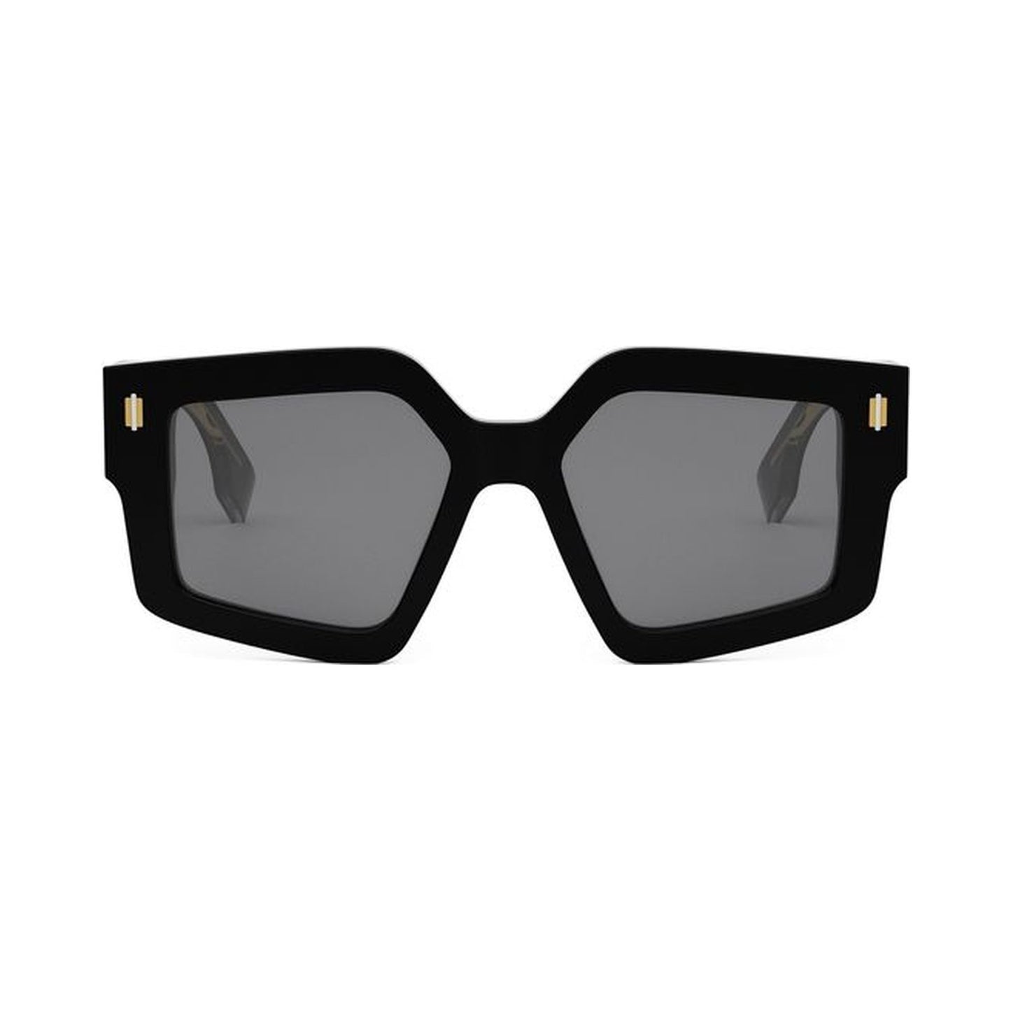 Fendi Roma Black Square Sunglasses