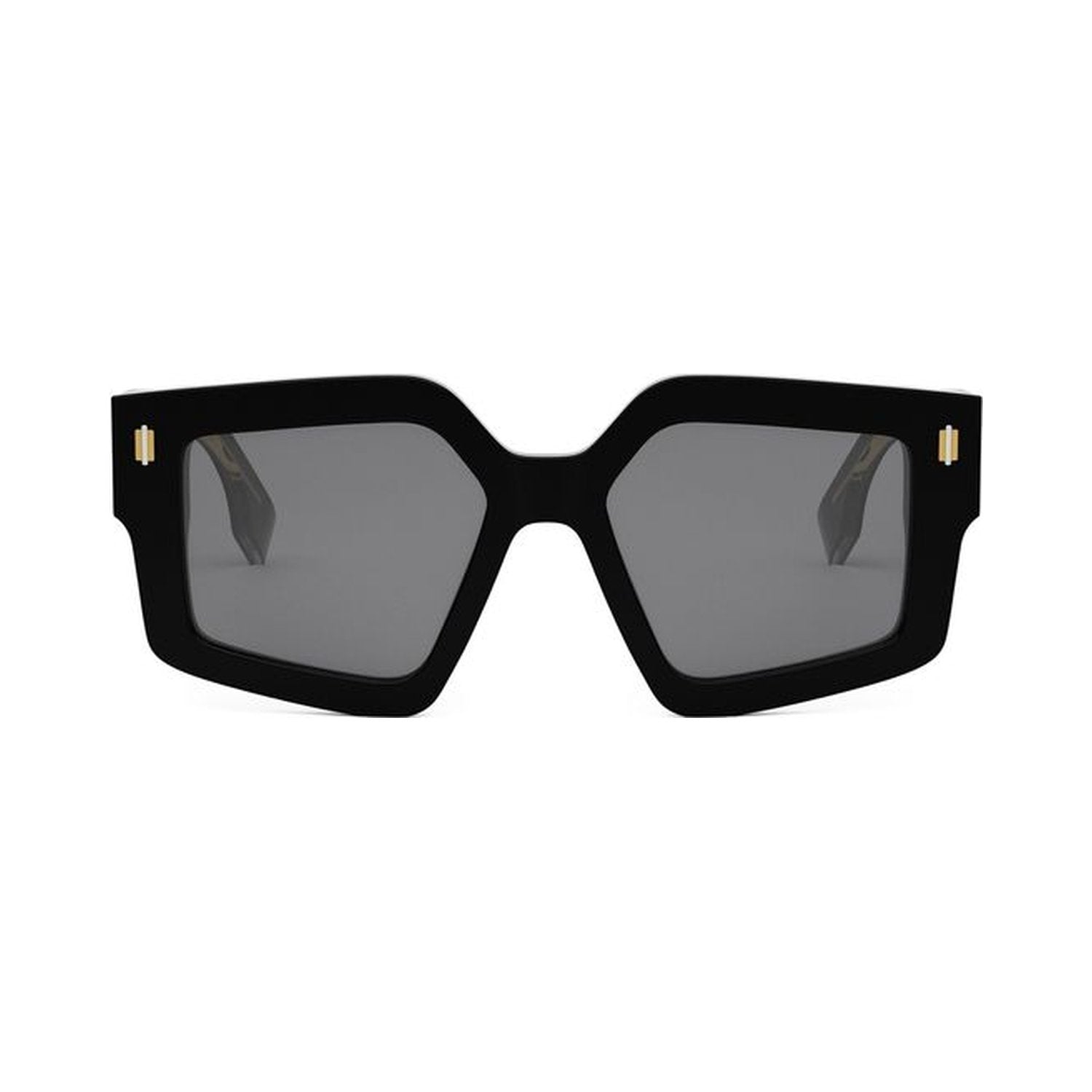 Fendi Roma Black Square Sunglasses
