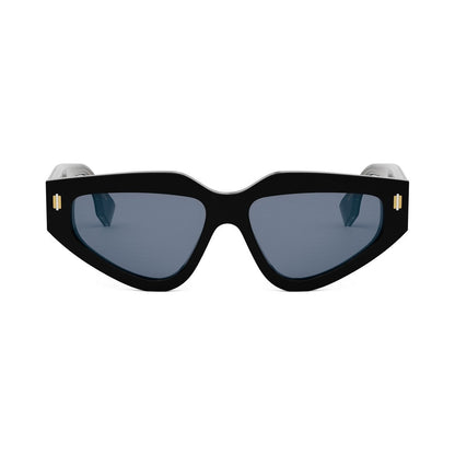 Fendi Roma Black Geometric Sunglasses