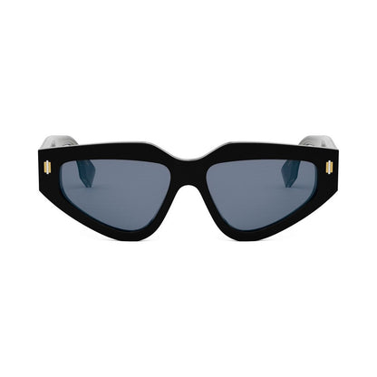 Fendi Roma Black Geometric Sunglasses