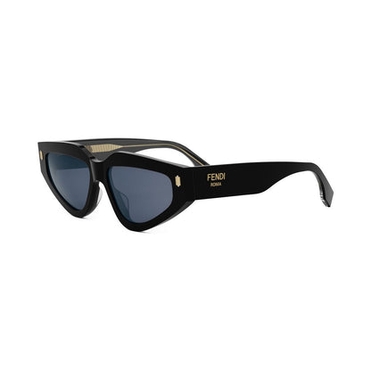 Fendi Roma Black Geometric Sunglasses