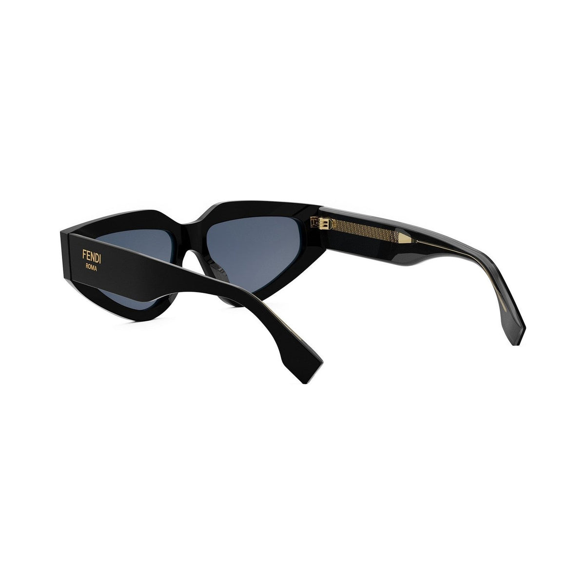 Fendi Roma Black Geometric Sunglasses
