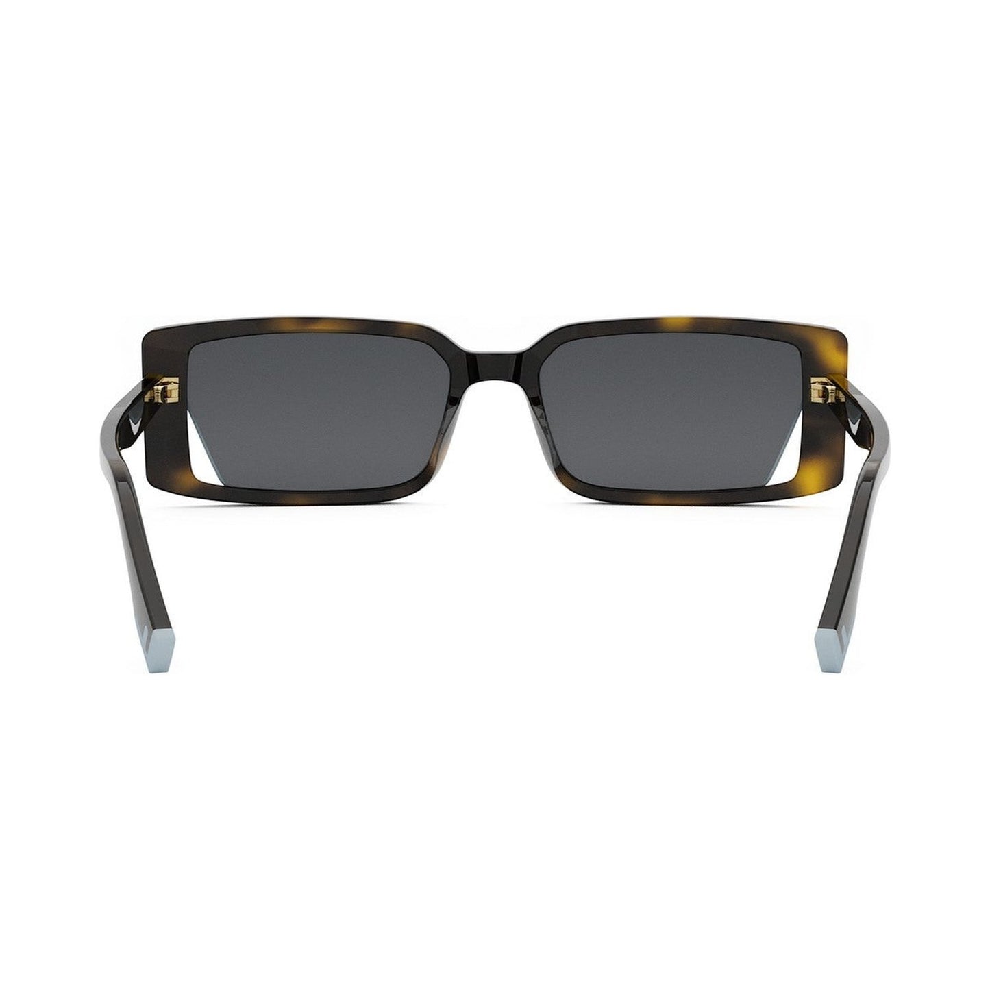 Fendi Way Havana Rectangular Sunglasses