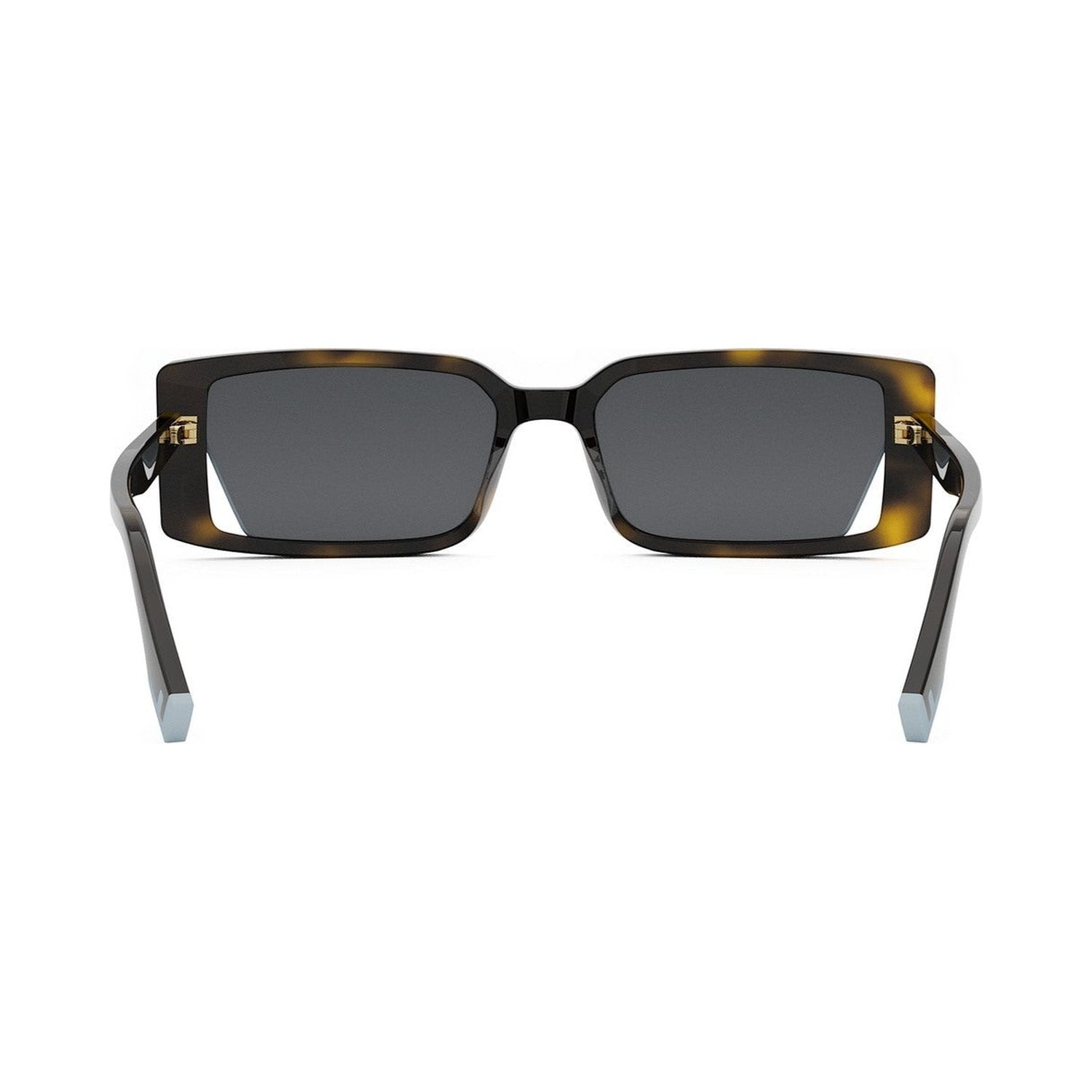 Fendi Way Havana Rectangular Sunglasses
