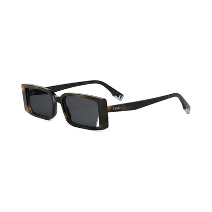 Fendi Way Havana Rectangular Sunglasses