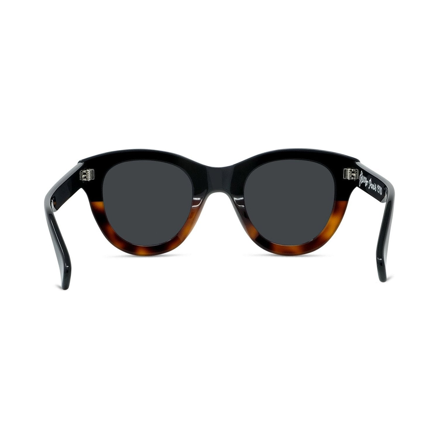 1970 Black Round Sunglasses