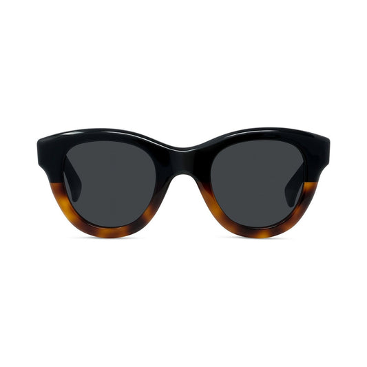 1970 Black Round Sunglasses