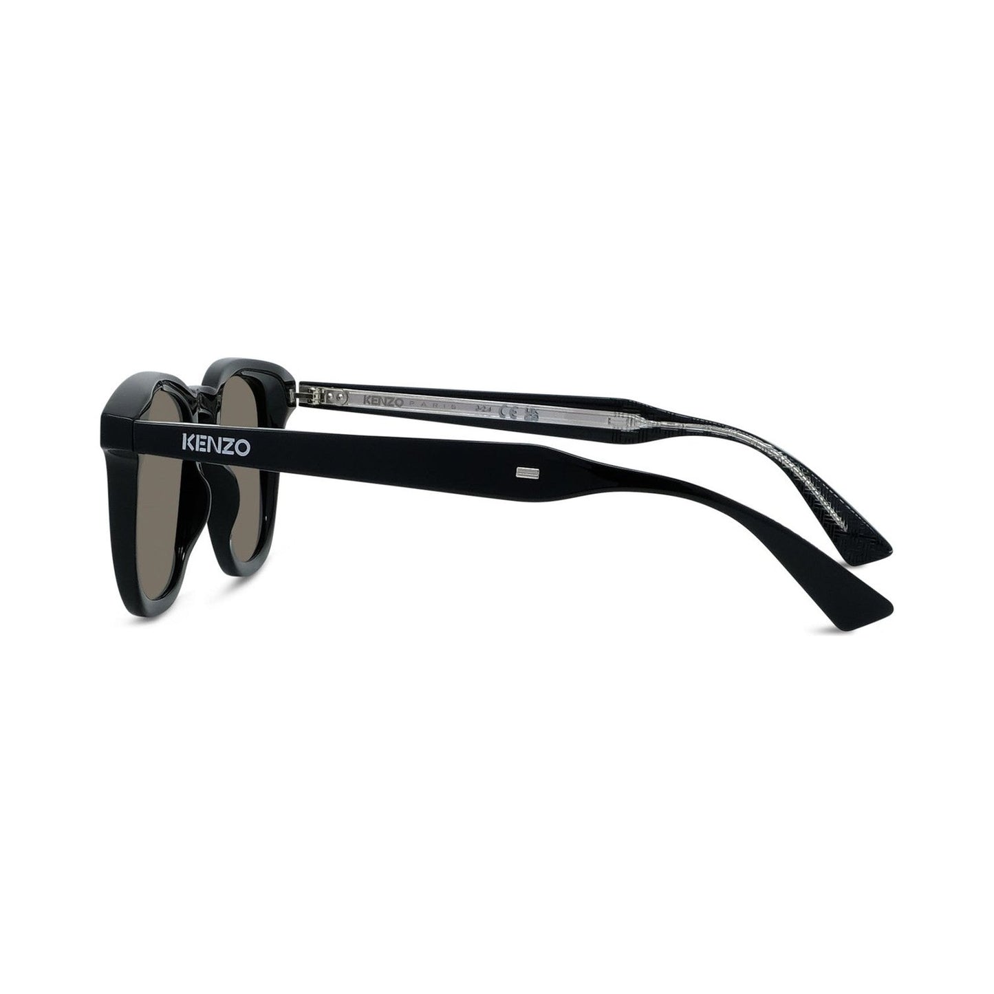 Weave Black Round Sunglasses