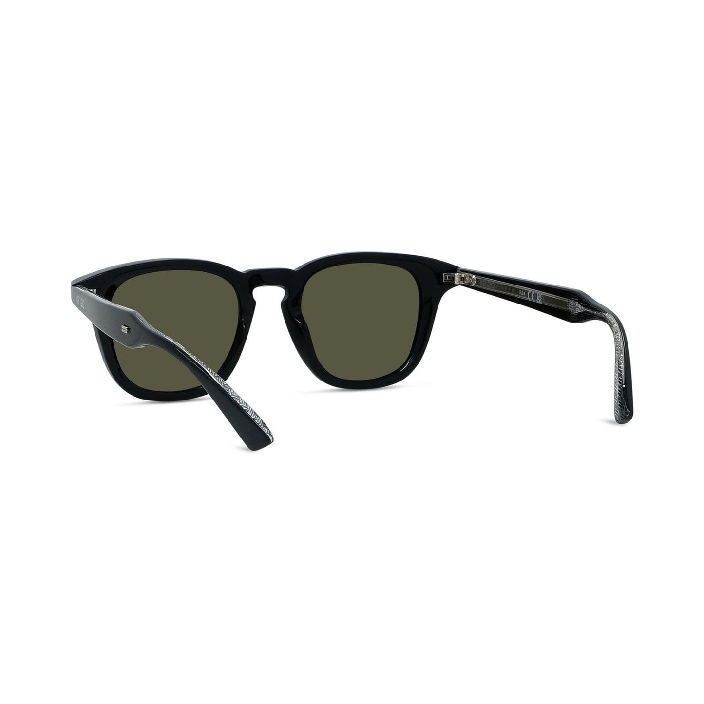 Weave Black Round Sunglasses