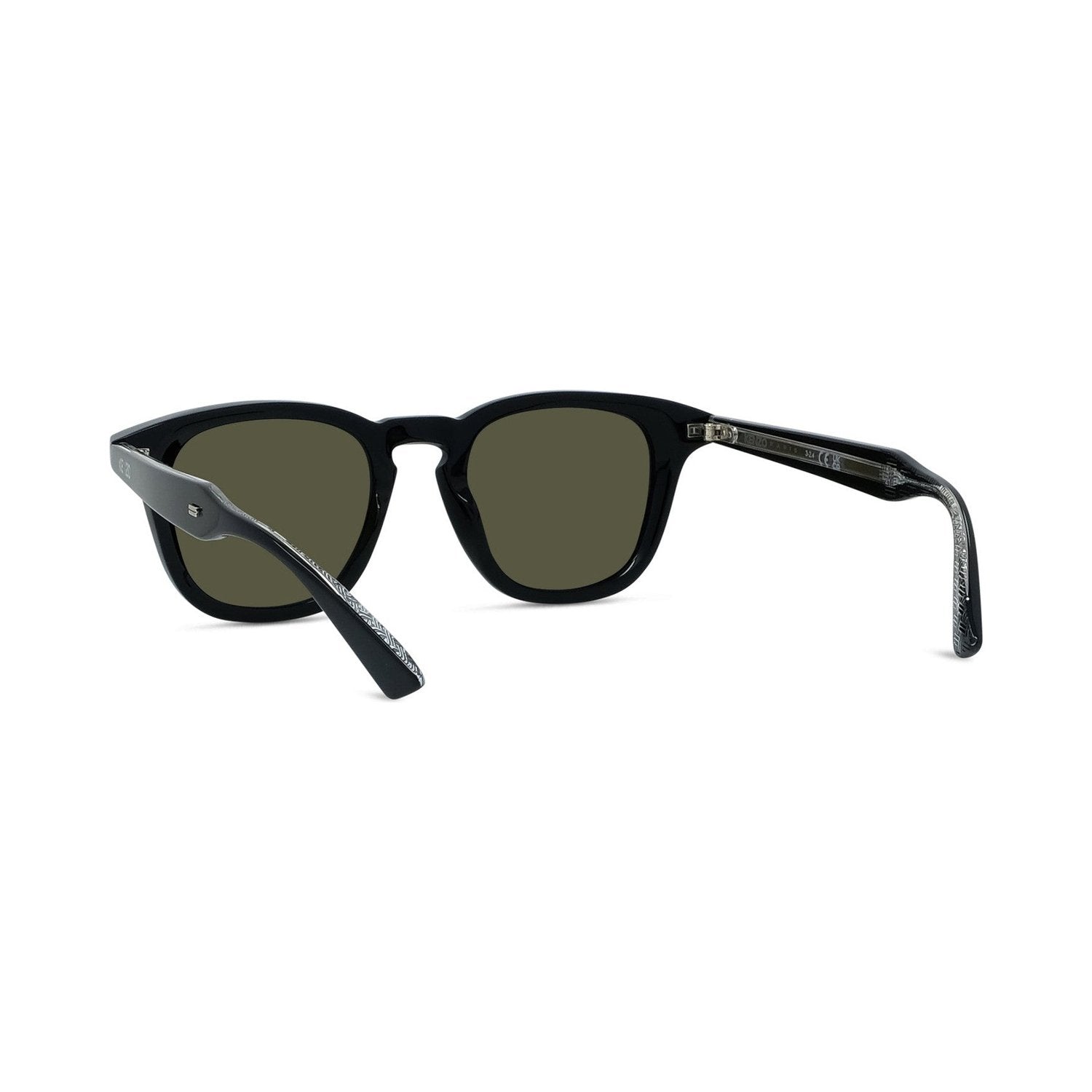 Weave Black Round Sunglasses