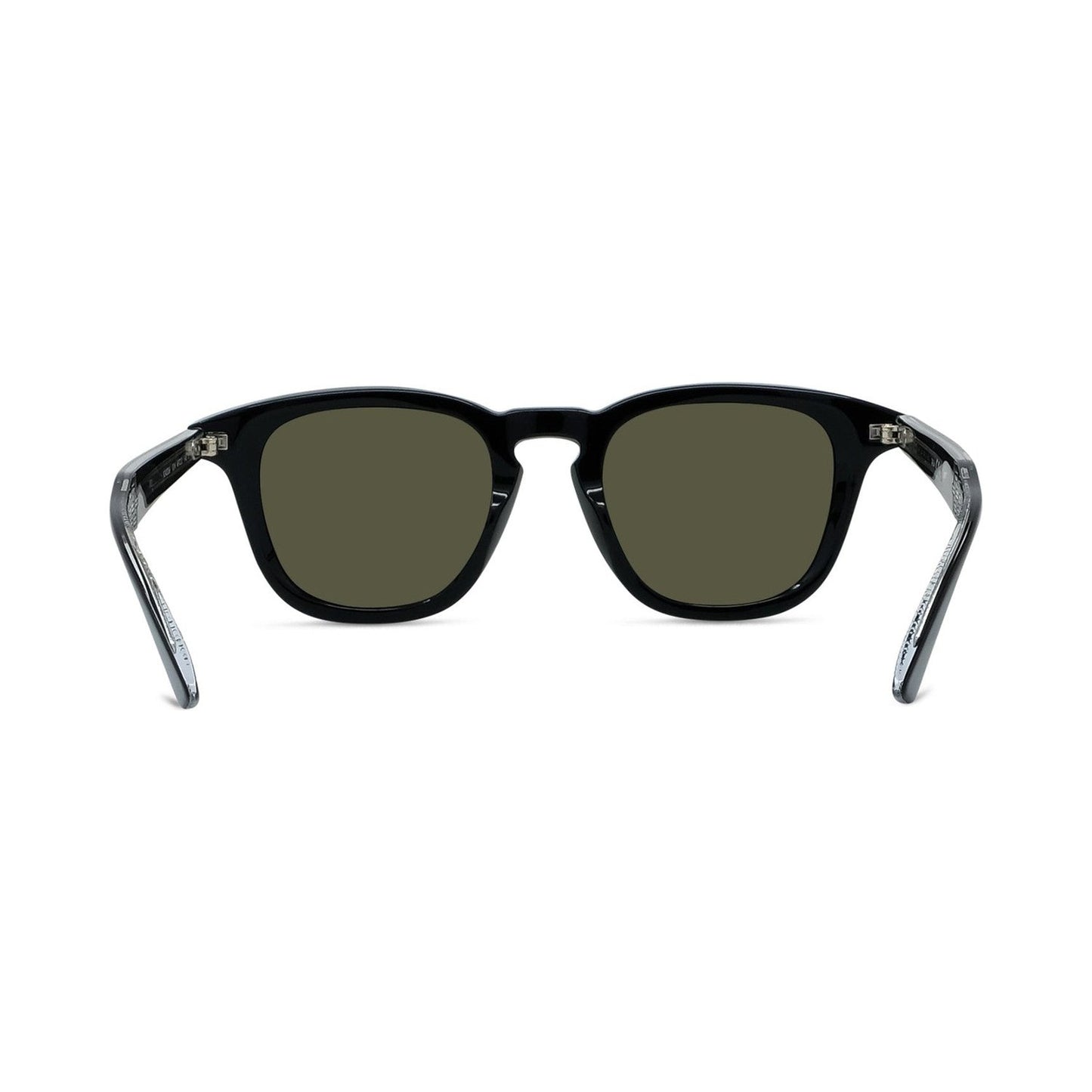 Weave Black Round Sunglasses