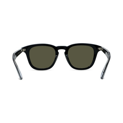 Weave Black Round Sunglasses