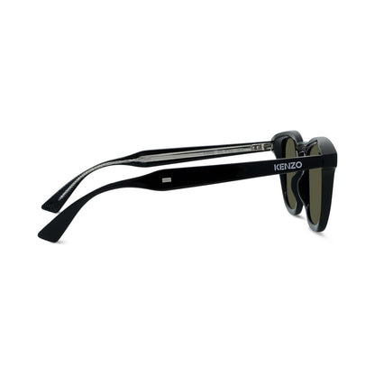 Weave Black Round Sunglasses