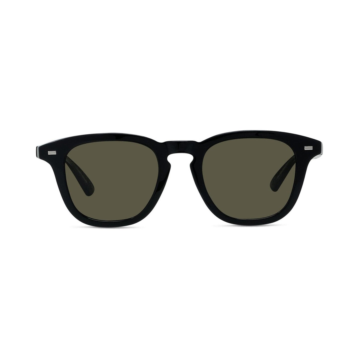 Weave Black Round Sunglasses