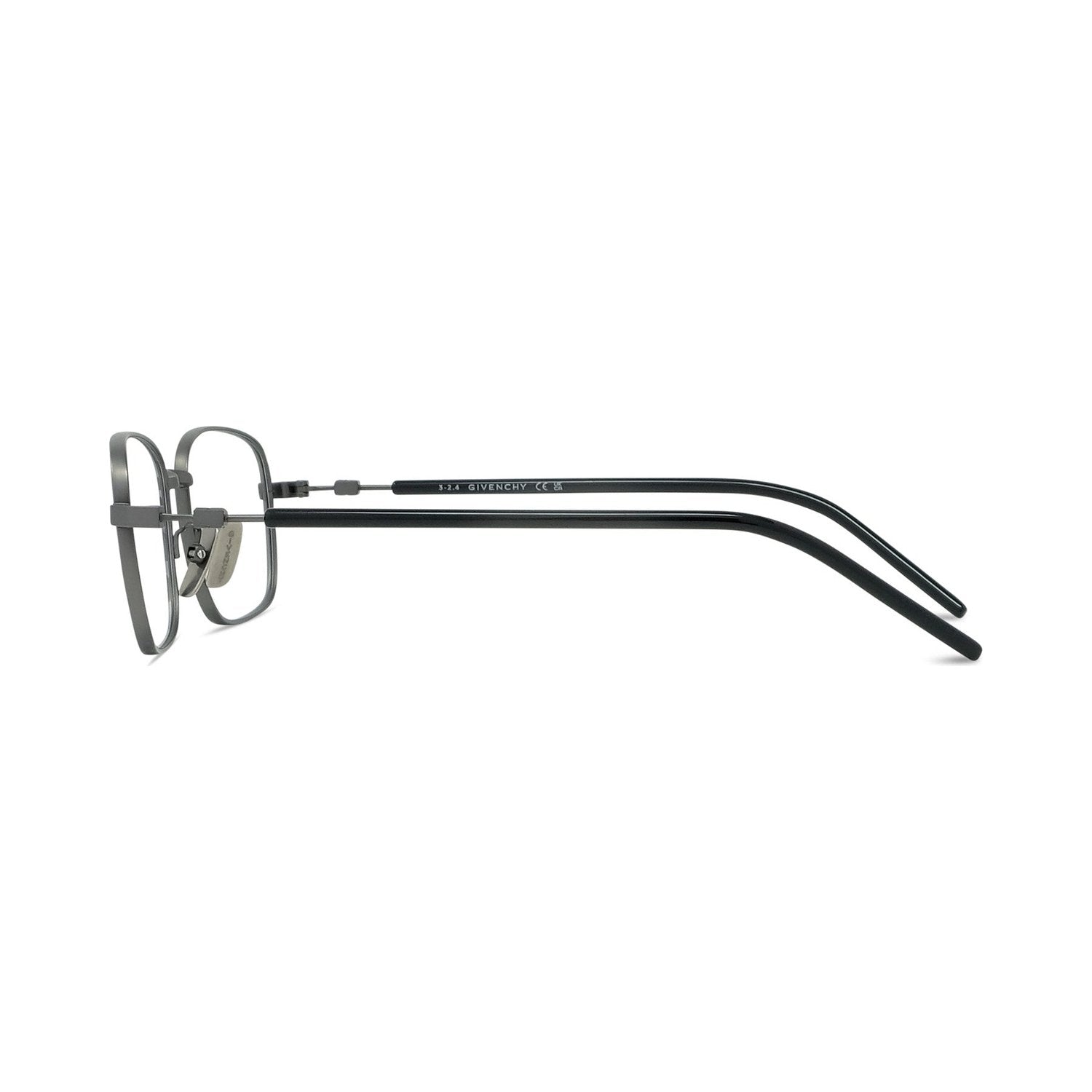 Titanium Silver Rectangular Eyeglasses