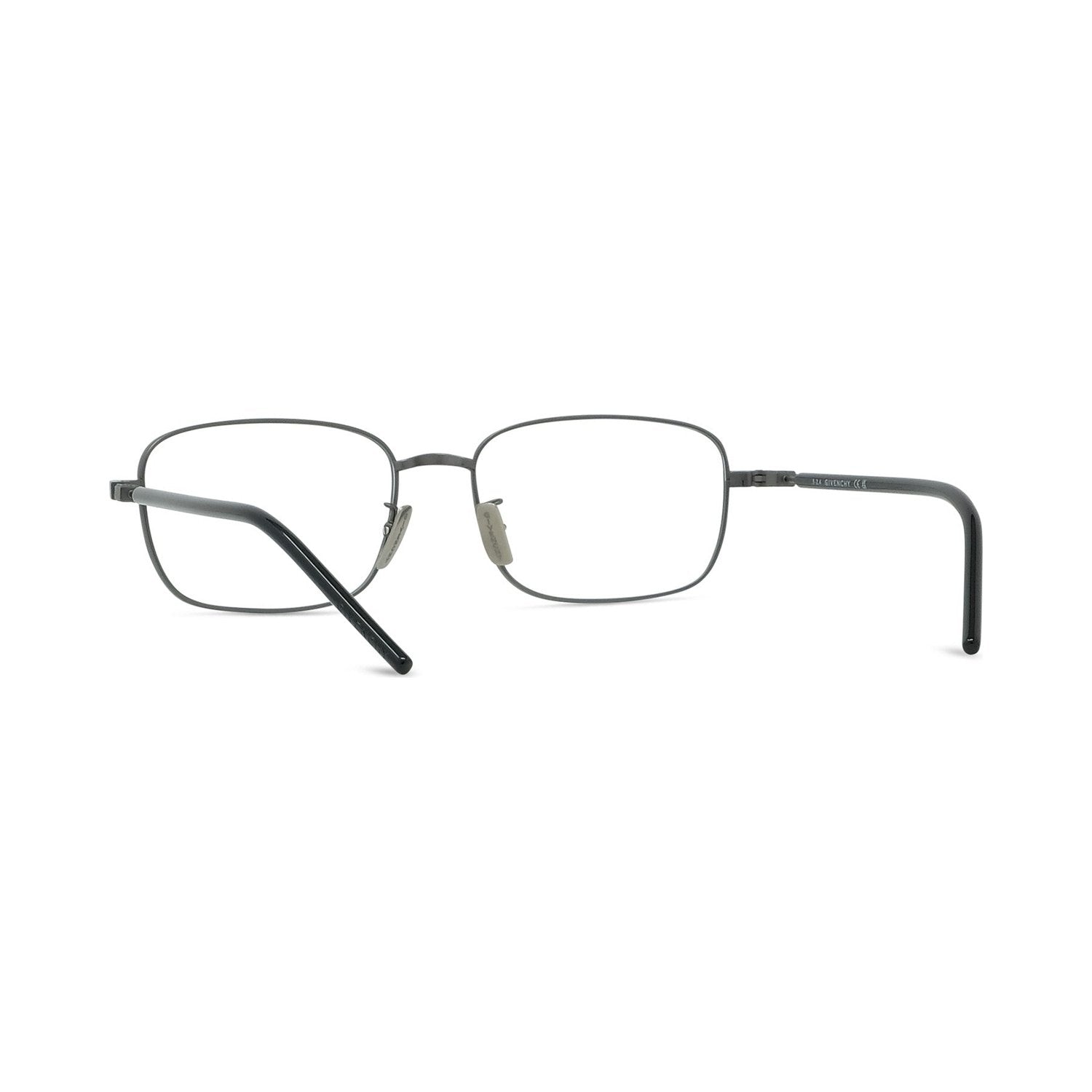 Titanium Silver Rectangular Eyeglasses