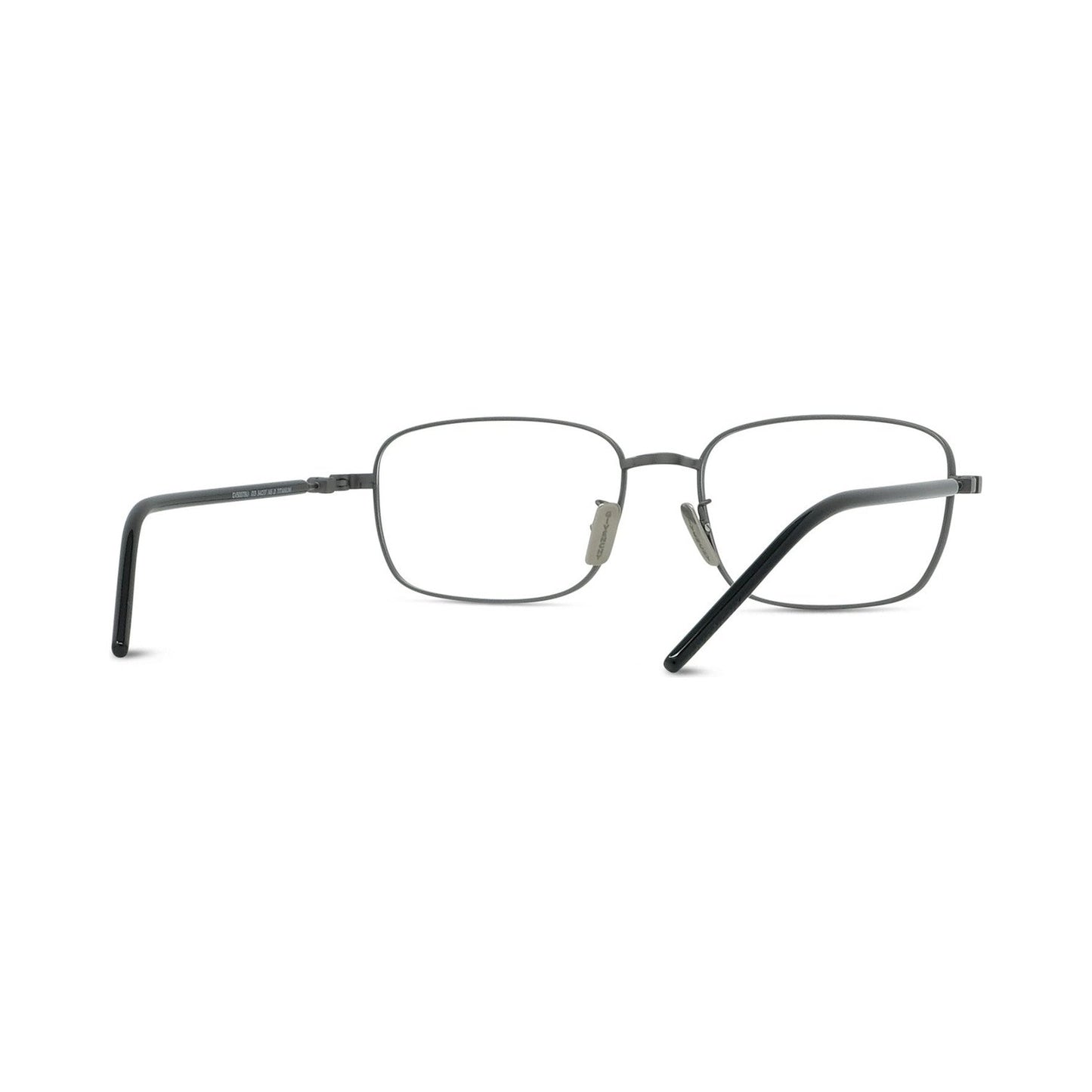Titanium Silver Rectangular Eyeglasses