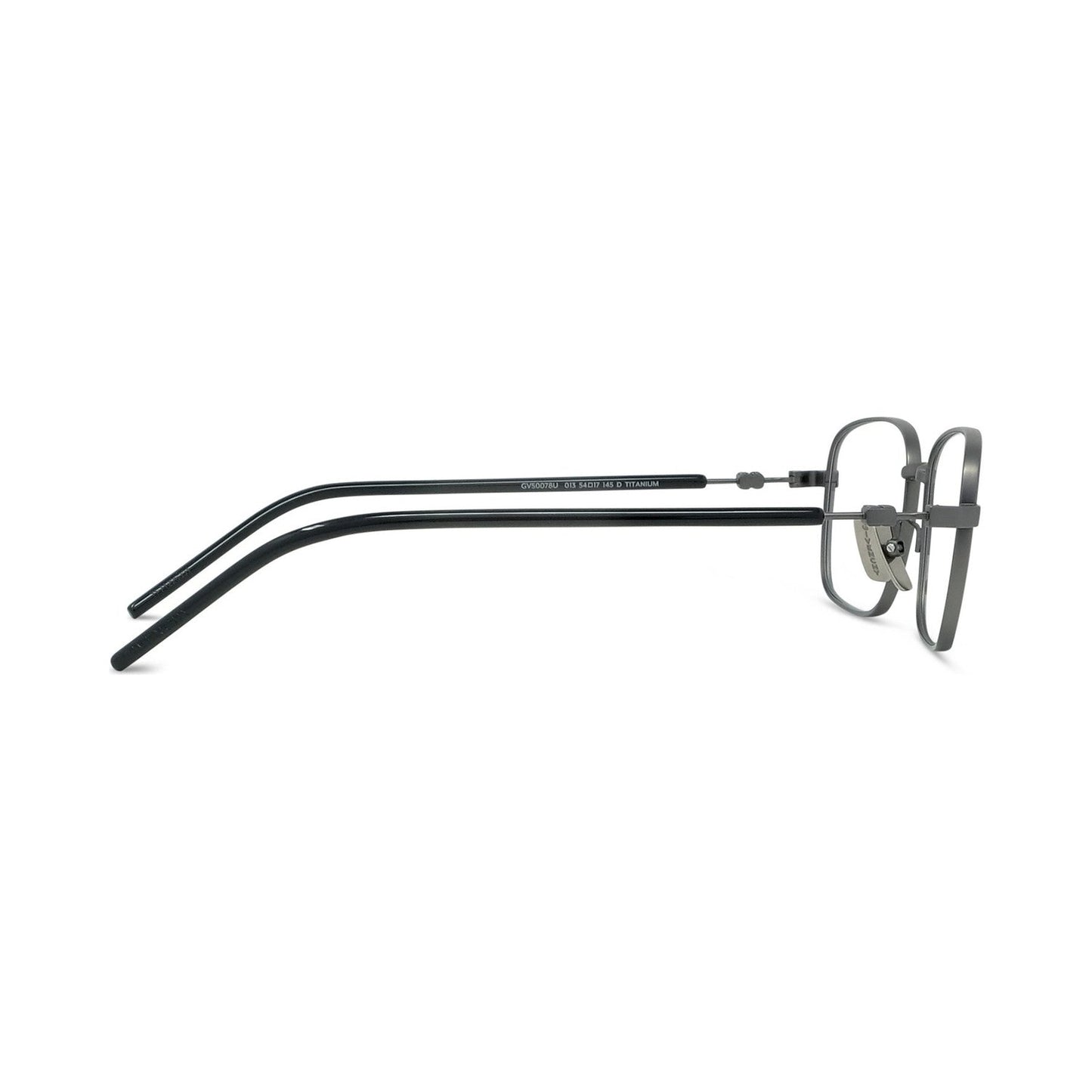 Titanium Silver Rectangular Eyeglasses