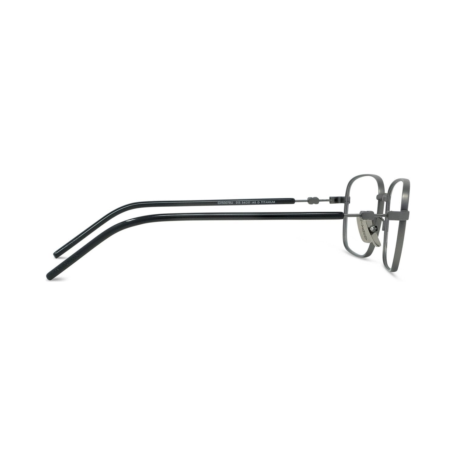 Titanium Silver Rectangular Eyeglasses